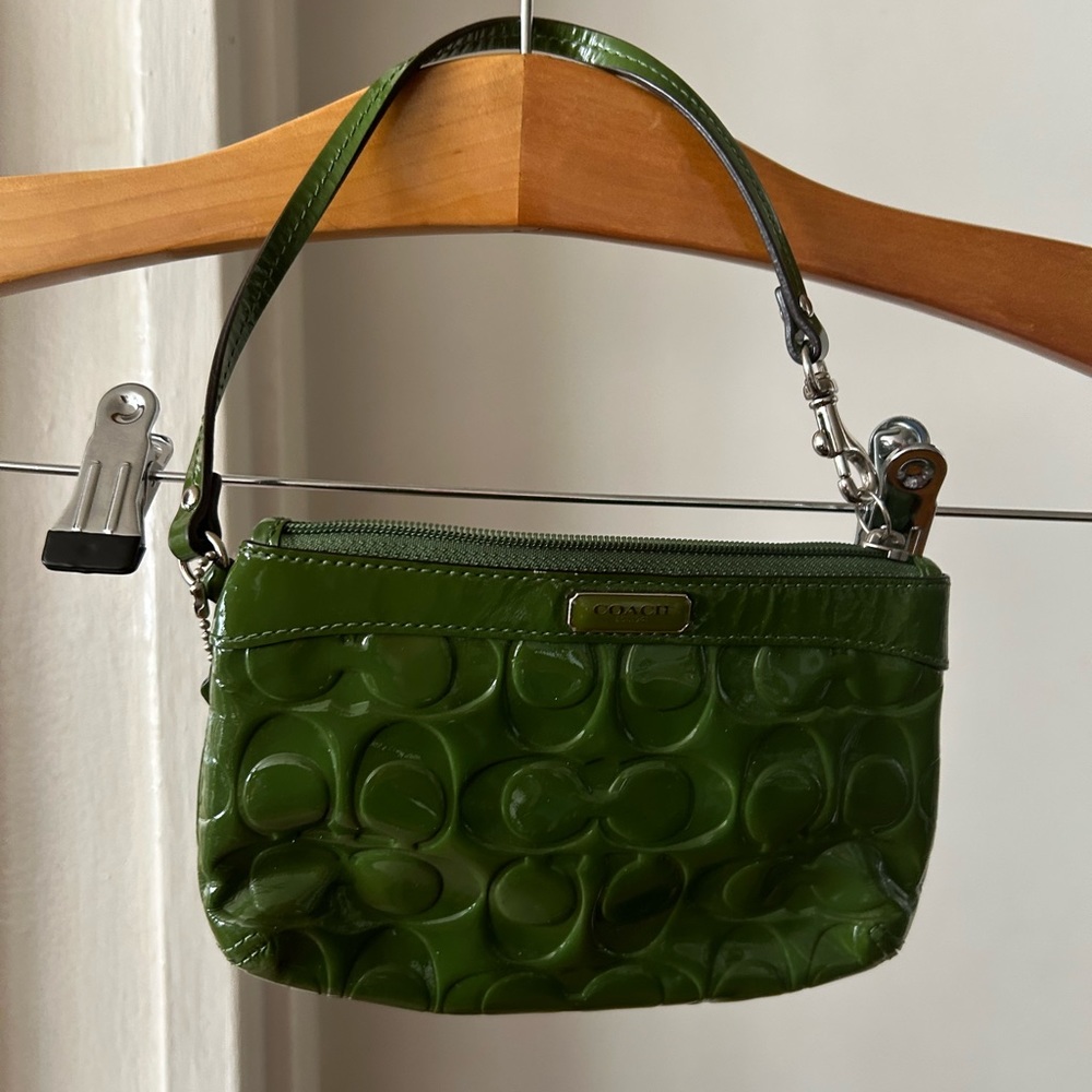 Coach Patent Wristlet